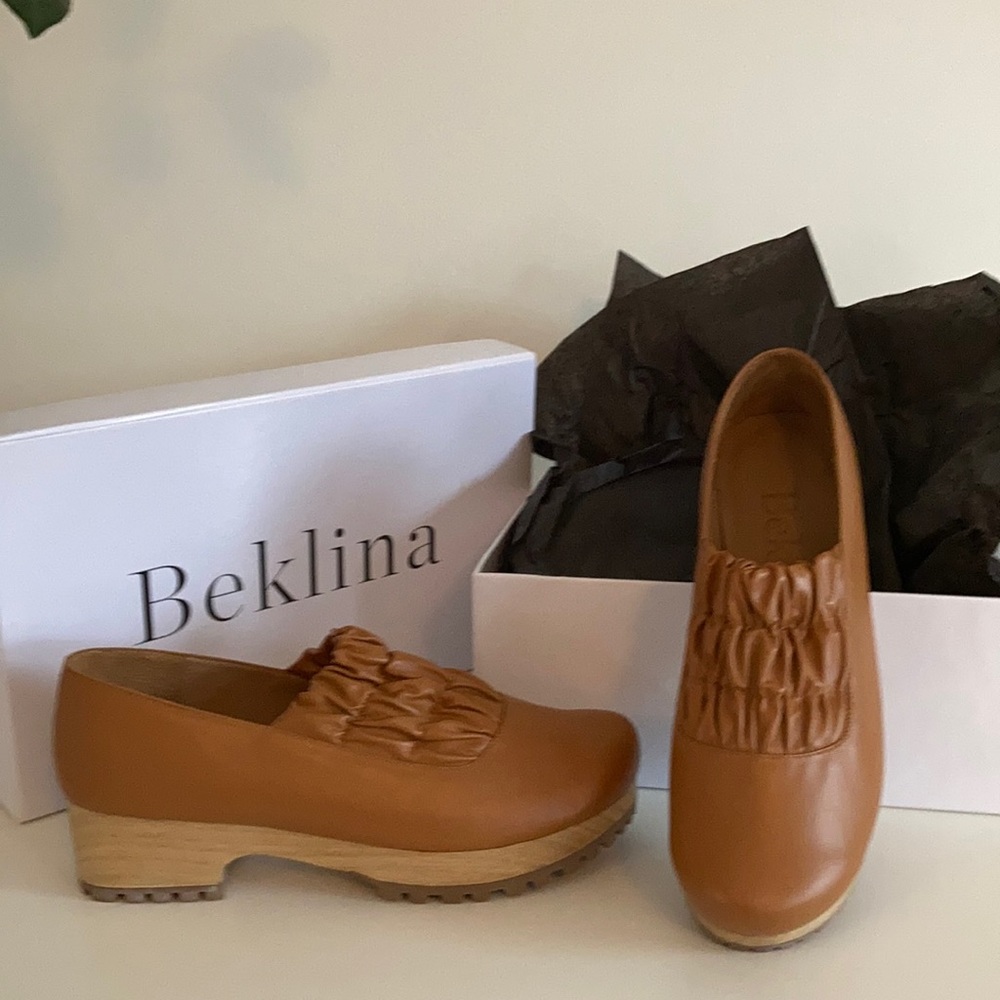 Beklina Gathered Clog - NIB 7.5
